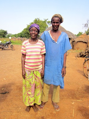 Zenabu and her husband in Buhijaa